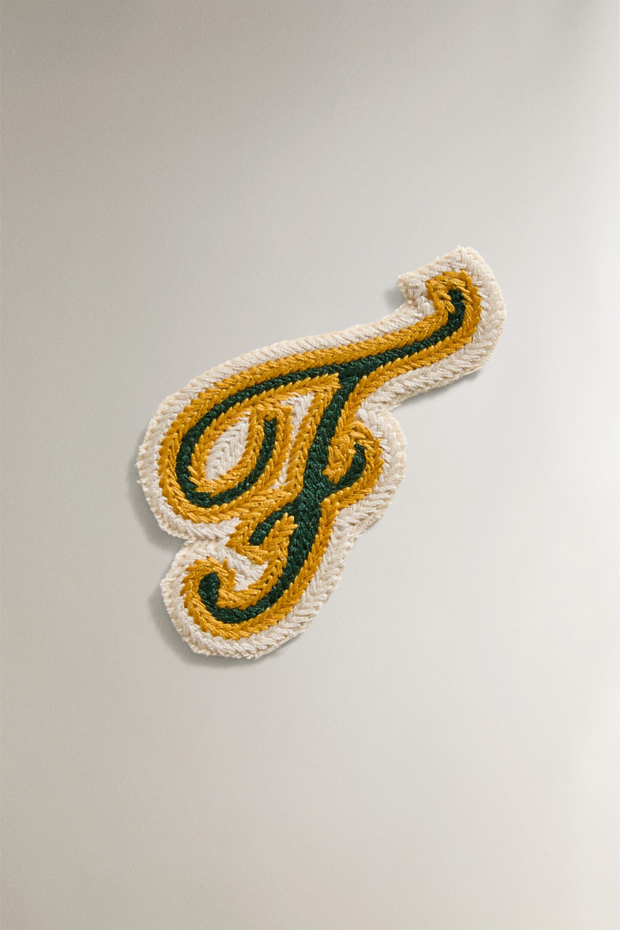 PATCH EN COTON LETTRE F